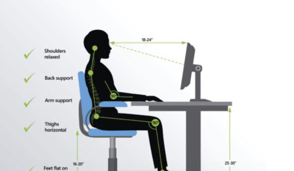 How can I improve my posture to alleviate back and neck pain?