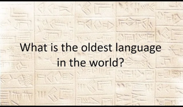 Which is the oldest language in the world?