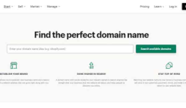 Can I use my own domain name with Shopify?