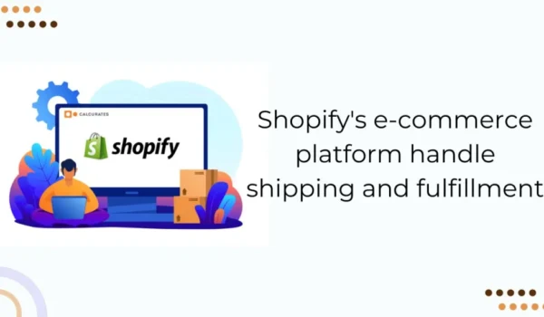 How does Shopify handle shipping and fulfillment?