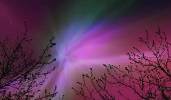 What caused the recent "extreme" solar storm, and how did it lead to spectacular auroras?